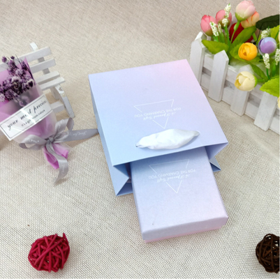 CMYK-Reise-Organisator-Pink Paper Jewelry-Kasten mit Deckel-kundenspezifischem Logo